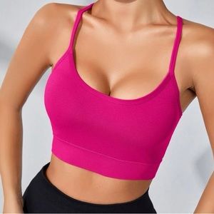 Womens Activewear Criss Cross Sports Bra